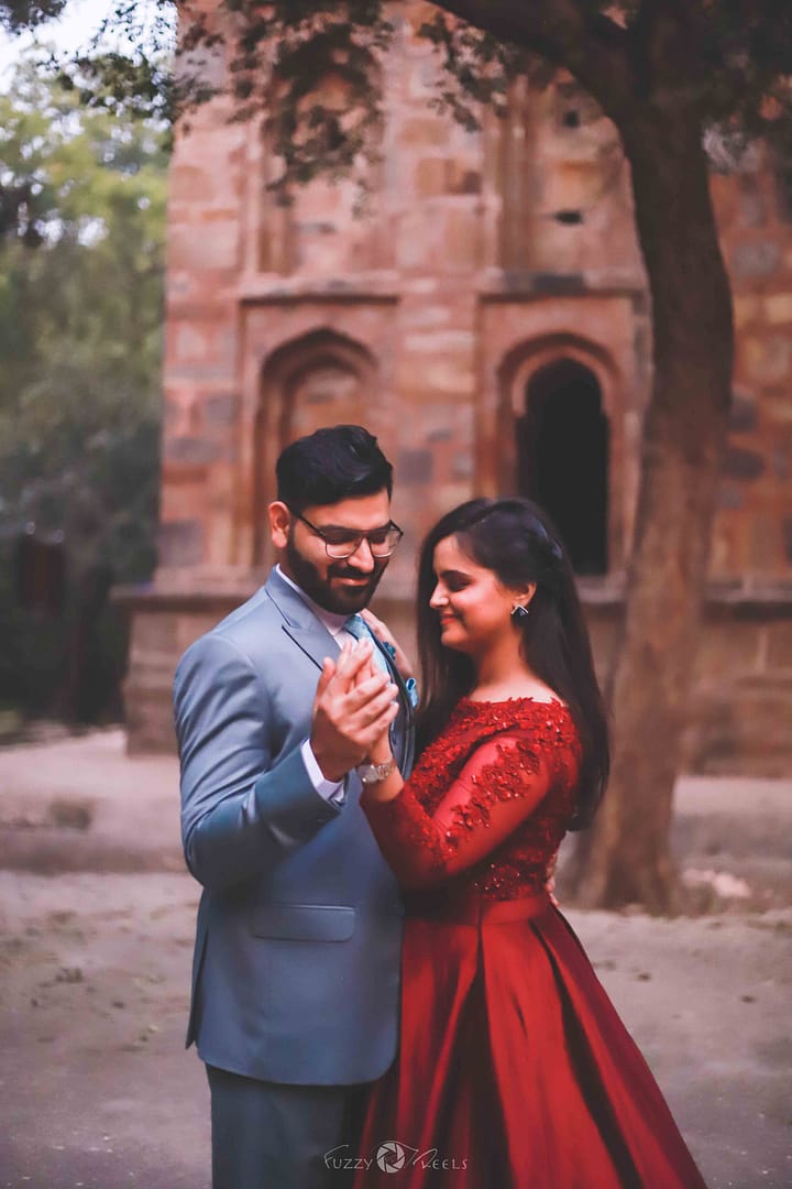 Pre-wedding photography, couple, Dr. Palak, Delhi, Mussoorie, love story, journey